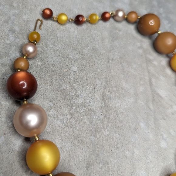 1960's BAUBLE BEAD NECKLACE 60's vintage - Picture 5 of 6
